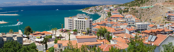 Izmir-Cesme-Vogelperspektive