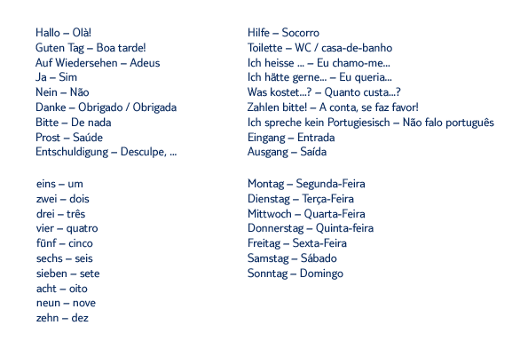 Portugiesisch Grundlagen